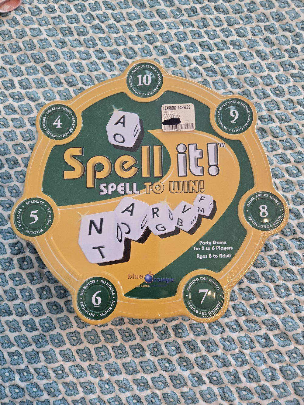 Spell It! Party Word Game - Green & Yellow